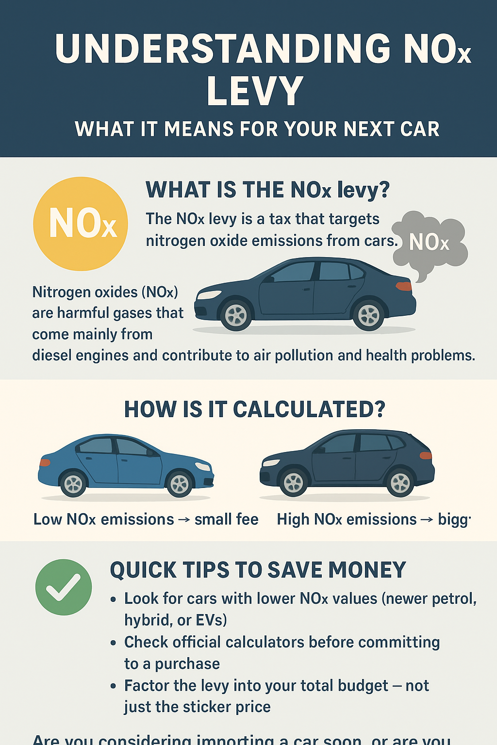 Understanding the NOx Levy: What It Means for Your Next Car